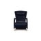 3100 Armlehnstuhl aus blauem Leder von Rolf Benz 8