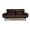 Plura Zwei-Sitzer Sofa aus dunkelbraunem Leder von Rolf Benz 1