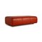 6900 Stool in Orange Leather by Rolf Benz 1