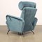 Vintage Italian Armchairs in Fabric and Metal, 1950s 10