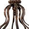 Lámpara de araña Art Déco de bronce, Imagen 4