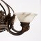 Lámpara de araña Art Déco de bronce, Imagen 7
