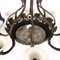 Lámpara de araña Art Déco de bronce, Imagen 5