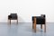 Leather Armchairs and Table from Bernini, Italy, 1980s, Set of 5, Image 8