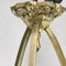 Lámpara de araña Art Déco de bronce, años 30, Imagen 5