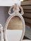Louis XV French Queen Anne Dressing Table in Snow White & Gold + Mirror, Image 11
