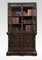 Zweitüriges Bücherregal aus geschnitzter Eiche im Renaissance-Stil 8