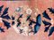 Tappeto cinese della fine del XIX secolo con fondo rosa salmone, Immagine 3