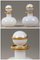 Frascos de perfume de vidrio opalino, siglo XIX. Juego de 2, Imagen 4