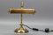 French Art Deco Adjustable Brass Desk Lamp, 1930s 6