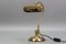 French Art Deco Adjustable Brass Desk Lamp, 1930s 5