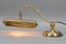 French Art Deco Adjustable Brass Desk Lamp, 1930s 13