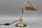 French Art Deco Adjustable Brass Desk Lamp, 1930s 8