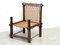 Vintage Brown Wood Chair 1