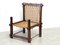 Vintage Brown Wood Chair, Image 1