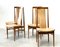 4 High Back Oak Chairs, 1960s, Set of 4 12