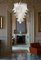Large Italian Murano Felci Glass Chandelier with 75 Clear Glasses, 1990s 8