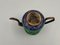 19th Century Chinese Teapot with Cloisonné Decoration of Monkey and Toad 6