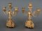 19th Century Napoleon III Gilt Bronze and Paris Porcelain Candlesticks, Set of 2 5