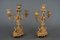 19th Century Napoleon III Gilt Bronze and Paris Porcelain Candlesticks, Set of 2 7