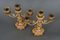 Candeleros Napoleón III de bronce dorado y porcelana de París, siglo XIX. Juego de 2, Imagen 10