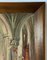 Martin Dobuin, Double-Sided Church Interior, Oil on Canvas, 1941, Framed 5