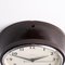 Petite Horloge d'Usine en Bakélite par Smiths English Clock Systems, 1940s 9