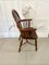 George III Childs Yew Wood Windsor Chair, 1800s 9