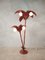 Italian Red Palm Floor Lamp Terzani, 1970s, Image 6