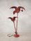 Italian Red Palm Floor Lamp Terzani, 1970s, Image 1