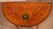 George III Inlaid & Hand Painted Satinwood Console Card Table, Ireland 3