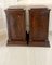 William IV Figured Mahogany Pedestal Cupboards, 1835, Set of 2, Image 2