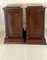 William IV Figured Mahogany Pedestal Cupboards, 1835, Set of 2 1