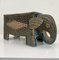 Maceta en forma de elefante Mid-Century de ratán, Italia, años 70, Imagen 5