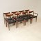 Vintage Danish Dining Chairs attributed to Arne Wahl Iversen, 1960s, Set of 8, Image 2