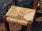 Brutalist Chairs in Pine and Straw, France, 1950s, Set of 4, Image 15