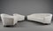 Curved White Bouclé Sofa in the style of Ico Parisi, Italy, 1960s 10