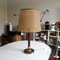 Mid-Century Lamp in Wood and Wicker, 1970s 1