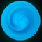 Classic Swirl Blue Murano Glass Ceiling Lamp, Ital,y 1970s, Image 2
