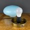 Classic Swirl Blue Murano Glass Ceiling Lamp, Ital,y 1970s 12