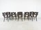 Vintage Brutalist Dining Chairs, 1960s, Set of 8 5