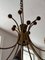 Lámpara de araña vintage con nueve brazos de Rupert Nikoll, años 50, Imagen 6