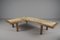 Large Mid-Century Modern Oak and Onyx Boomerang Coffee Table, 1960s 4