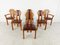 Brutalist Pine Dining Chairs, 1970s , Set of 6 4