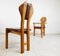 Brutalist Pine Dining Chairs, 1970s , Set of 6, Image 6