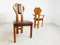 Brutalist Pine Dining Chairs, 1970s , Set of 6 5