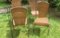 Sedie da giardino in vimini e ferro di Frederick Weinberg, anni '60, set di 4, Immagine 10