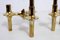 Modular Candleholders attributed to Fritz Nagel for BMF, Set of 3 5