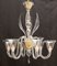 Lámpara de araña de cristal de Murano, década de 2000, Imagen 1