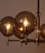 Lampada da soffitto in ottone e vetro, anni '60, Immagine 9